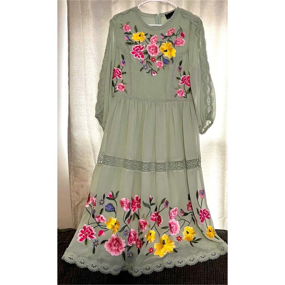 ASOS DESIGN Embroidered dress